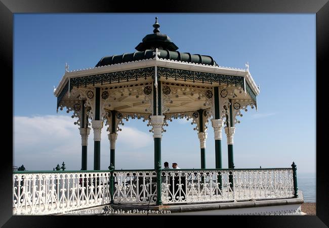 A Timeless Victorian Bandstand Framed Print by Aidan Moran