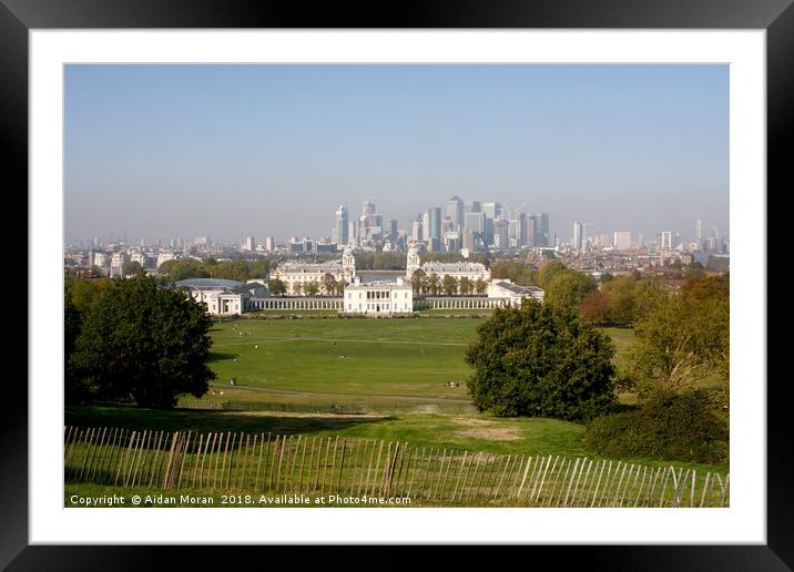 Greenwich Park, London  Framed Mounted Print by Aidan Moran
