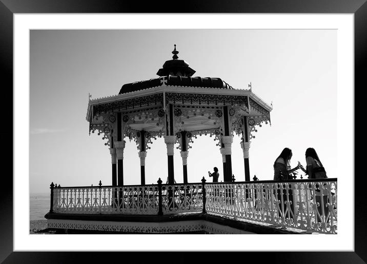 Brighton Bandstand   Framed Mounted Print by Aidan Moran