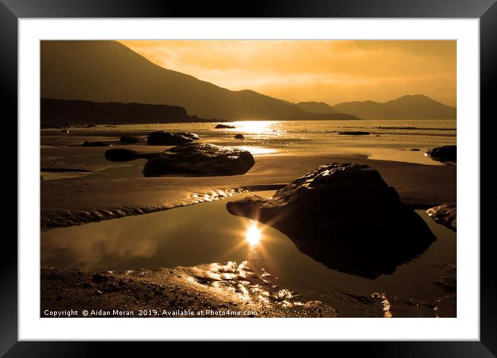 Golden Hour  Framed Mounted Print by Aidan Moran