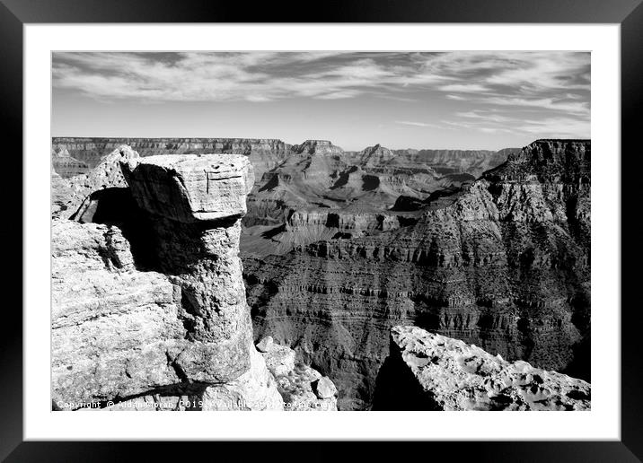 Grand Canyon, Arizona, North America  Framed Mounted Print by Aidan Moran