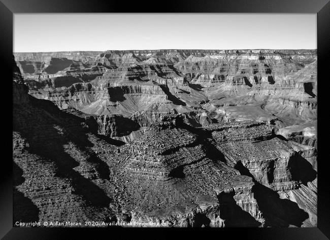 Grand Canyon View  Framed Print by Aidan Moran