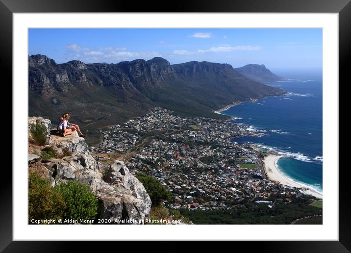 Camps Bay, Cape Town, South Africa   Framed Mounted Print by Aidan Moran