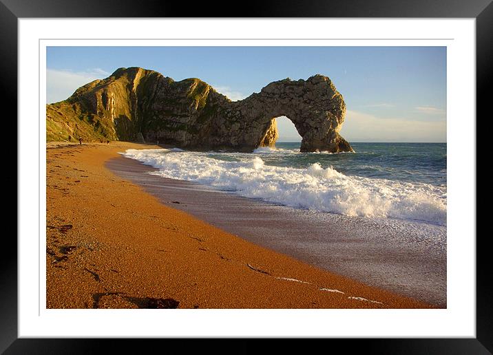 Durdle Door, Dorset, UK Framed Mounted Print by Colin Tracy