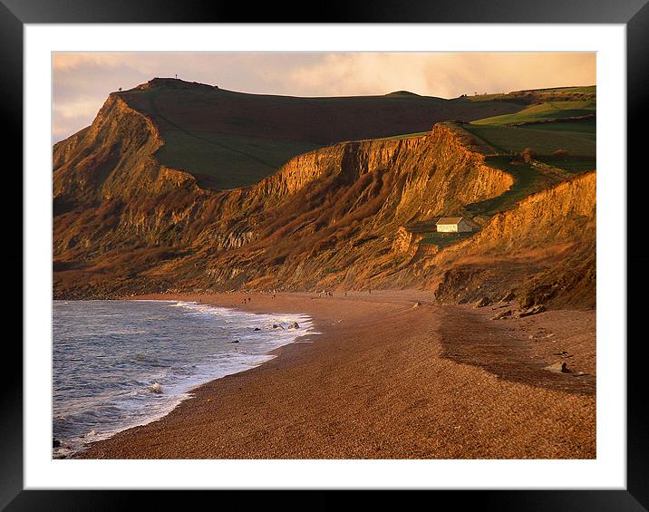 Eype Beach 2, Dorset, UK Framed Mounted Print by Colin Tracy
