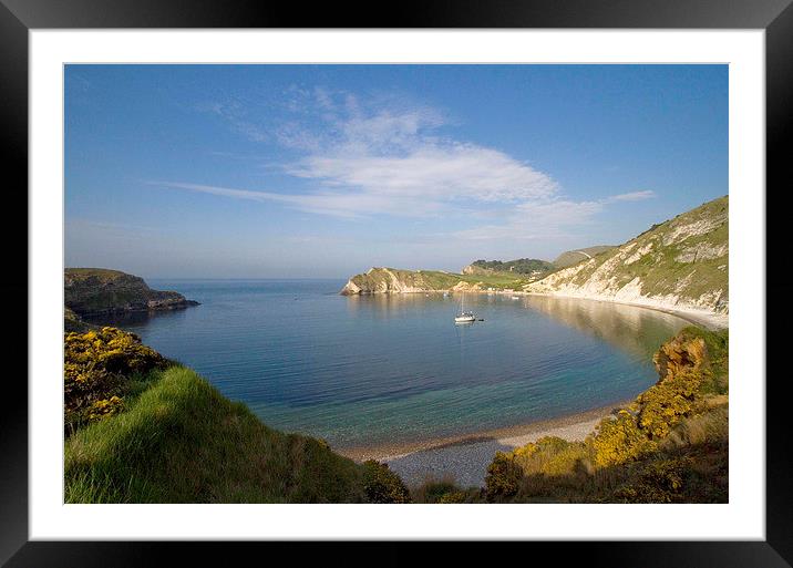 Lulworth Cove 2, Dorset, UK Framed Mounted Print by Colin Tracy