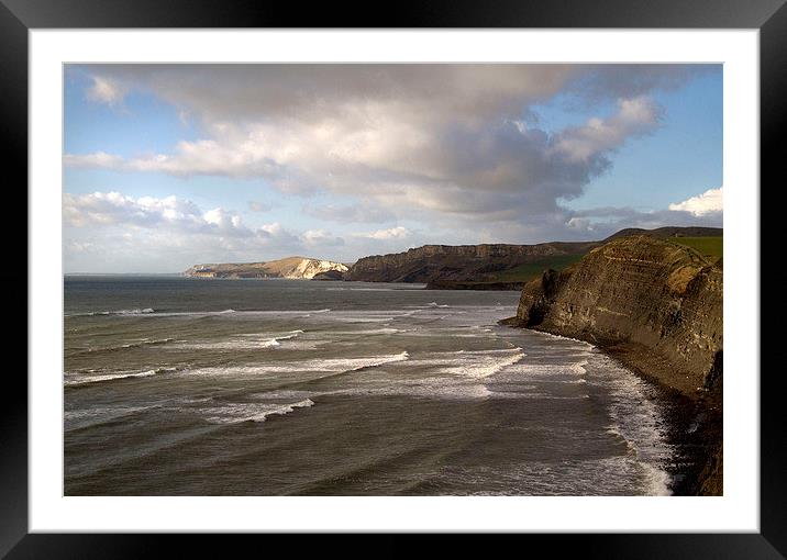 Kimmeridge Bay, Dorset, UK Framed Mounted Print by Colin Tracy