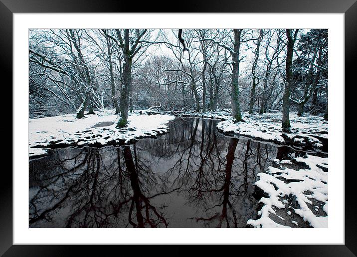 Ober Water Winter  Framed Mounted Print by Colin Tracy