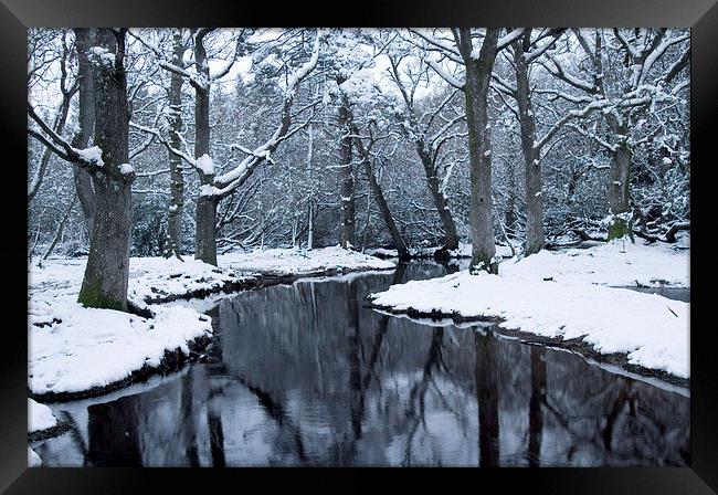  Ober Water Winter 2 Framed Print by Colin Tracy