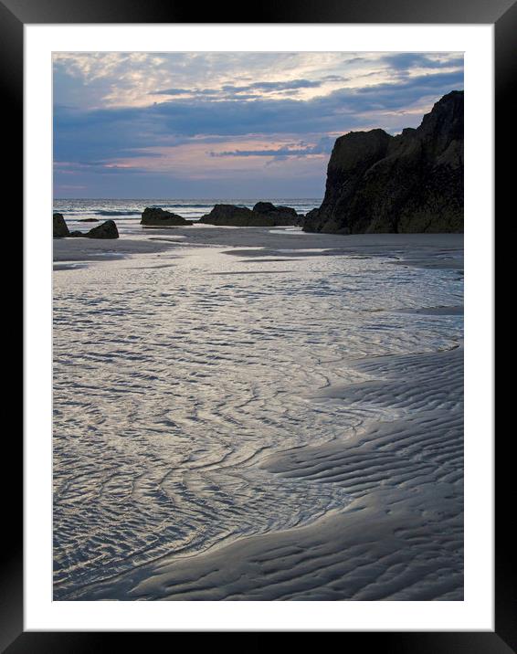 Bedruthan Steps, Cornwall, UK Framed Mounted Print by Colin Tracy