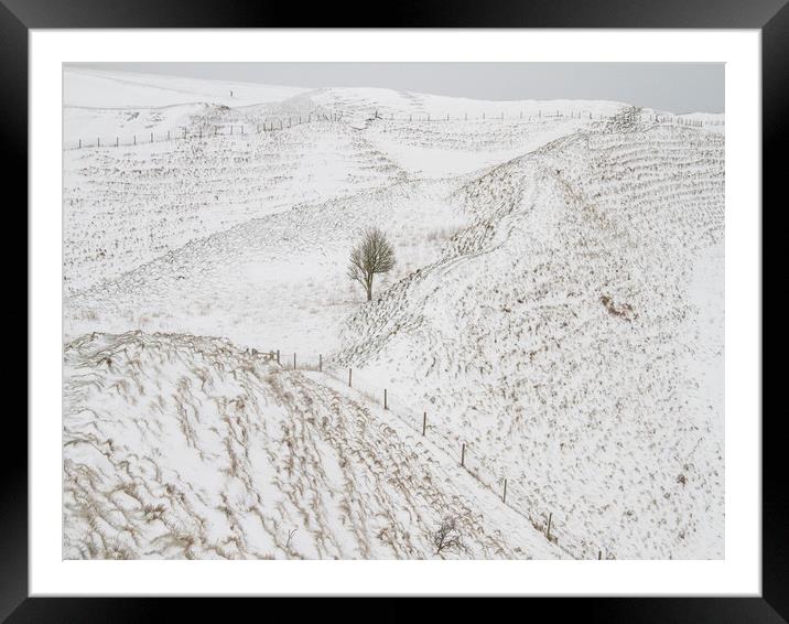 South Ramparts of Maiden Castle, Dorset,UK Framed Mounted Print by Colin Tracy