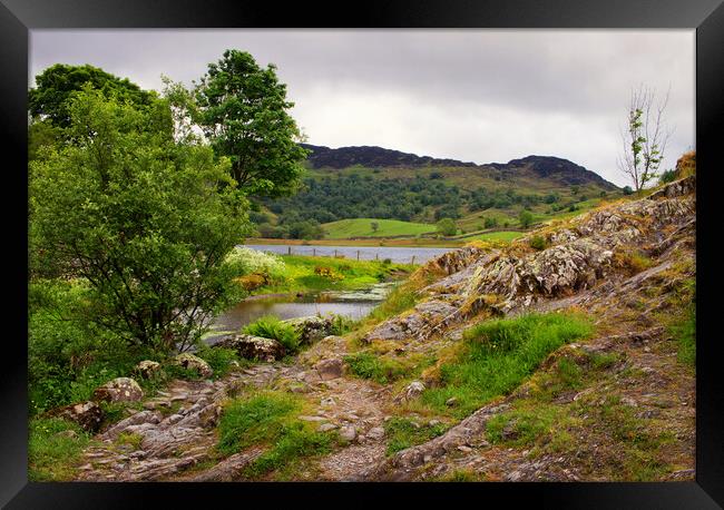 Watendlath Framed Print by David McCulloch