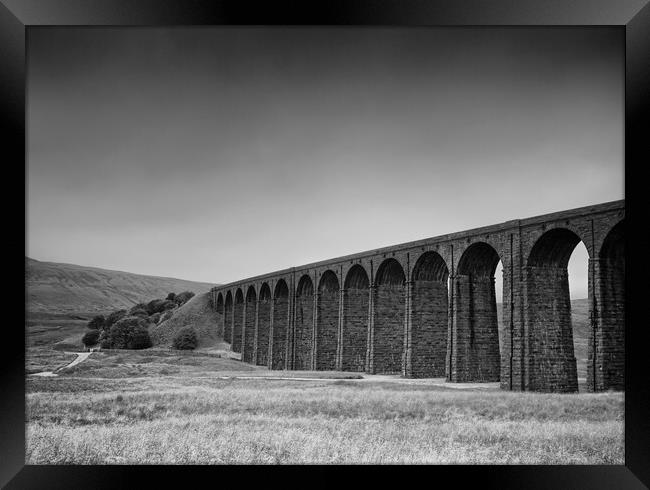 Below Ribblehead Viaduct Framed Print by David McCulloch