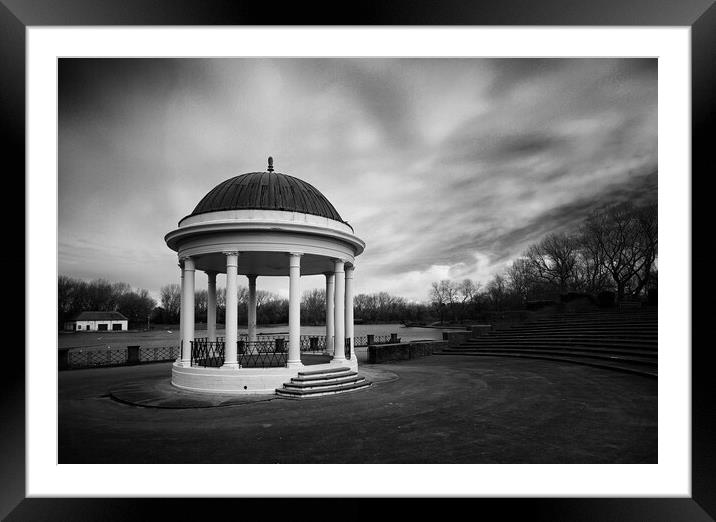 Bandstand in the park Framed Mounted Print by David McCulloch