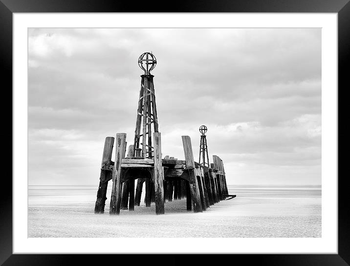  The Old Pier Framed Mounted Print by David McCulloch