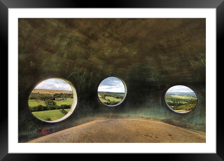  View frm the atom Framed Mounted Print by David McCulloch