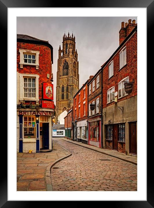 Church Street Framed Mounted Print by David McCulloch