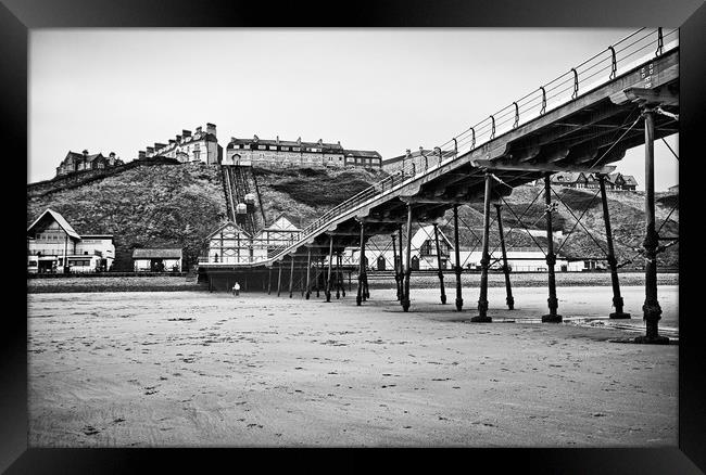 Saltburn: a traditional view Framed Print by David McCulloch