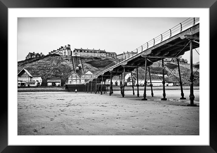 Saltburn: a traditional view Framed Mounted Print by David McCulloch