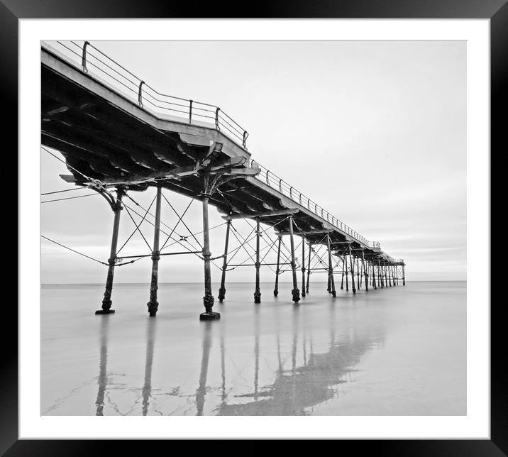 Saltburn Pier Framed Mounted Print by David McCulloch