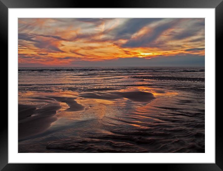 West Coast Sunset Framed Mounted Print by David McCulloch