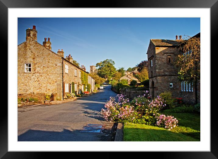 Village Life Framed Mounted Print by David McCulloch