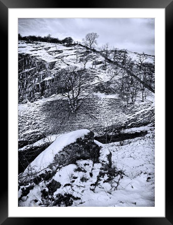 Bleak Midwinter Framed Mounted Print by David McCulloch