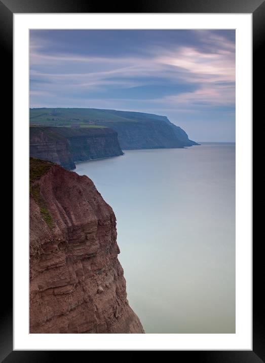 cliffs Framed Mounted Print by David McCulloch