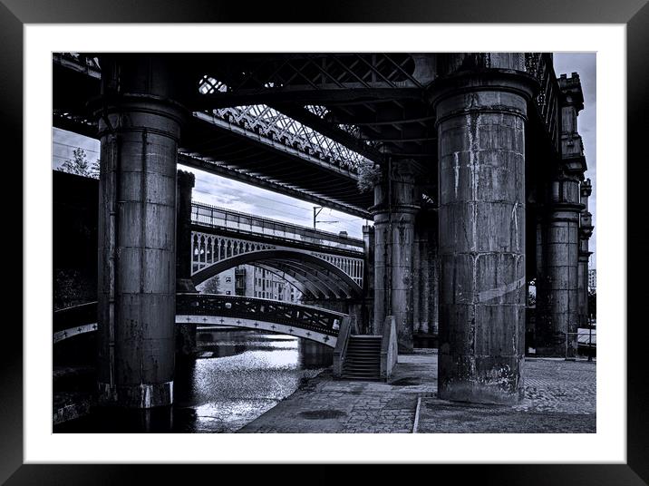 Castlefield Junction Framed Mounted Print by David McCulloch
