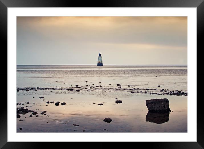 Evening at Cockersands Framed Mounted Print by David McCulloch