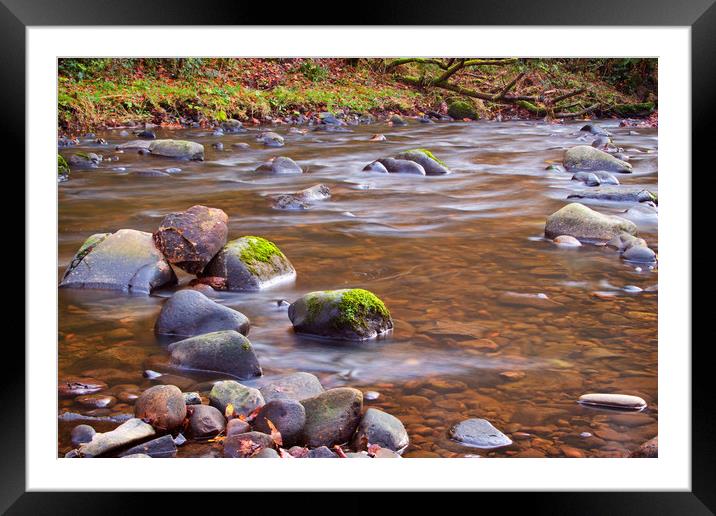 Flowing by Framed Mounted Print by David McCulloch