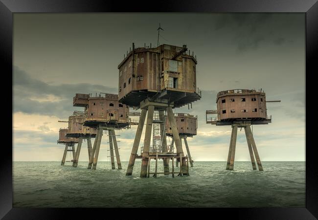 Maunsell Forts Framed Print by Ian Hufton