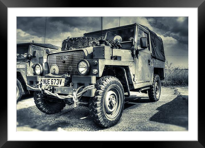The Defender Framed Mounted Print by Ian Hufton