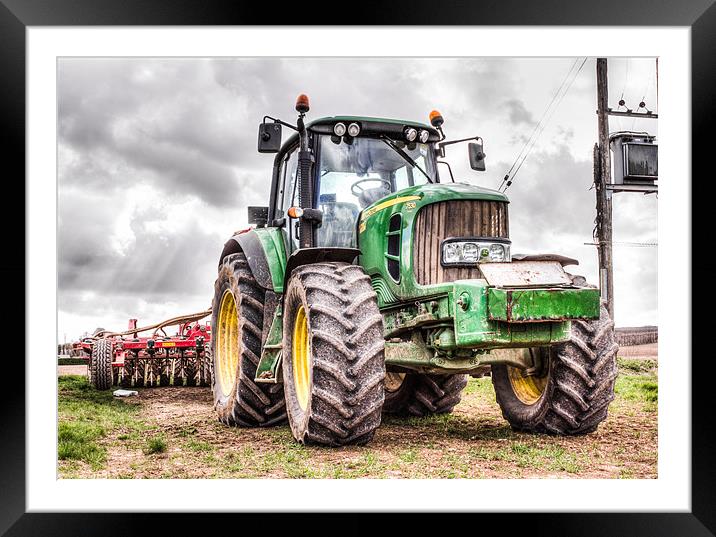 Random tractor 2 Framed Mounted Print by Ian Hufton