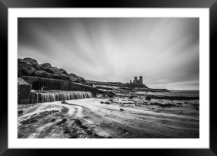 Reculver - long exposure. Framed Mounted Print by Ian Hufton