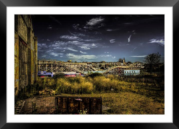 The Scenic Railway - Margate Framed Mounted Print by Ian Hufton