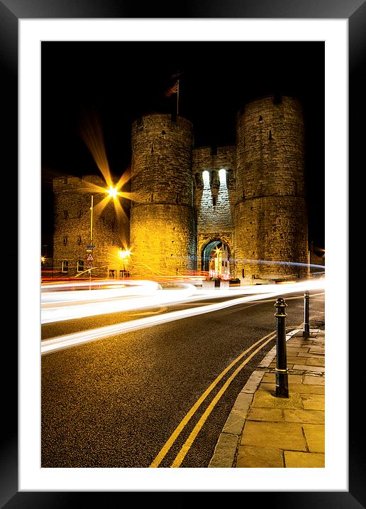 Canterbury - Westgate Towers Framed Mounted Print by Ian Hufton