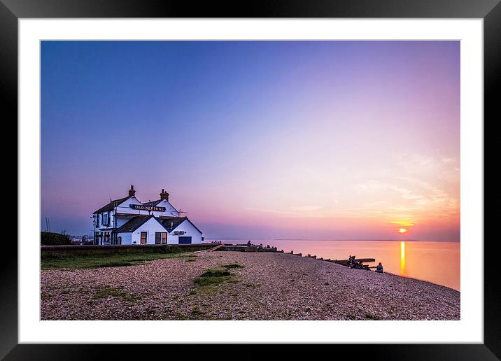  The Old Neptune - Whitstable Beach Framed Mounted Print by Ian Hufton