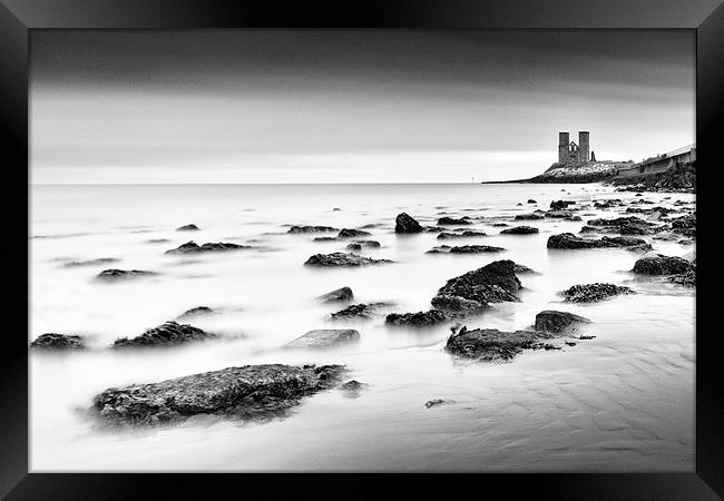  Reculver - long exposure. Framed Print by Ian Hufton