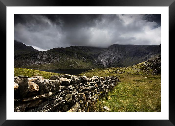  Snowdonia - Idwal Slabs Framed Mounted Print by Ian Hufton