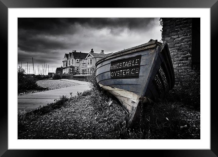  Whitstable Oyster Co Framed Mounted Print by Ian Hufton