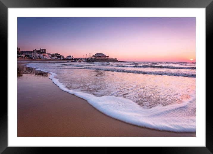  Broadstairs Sunrise Framed Mounted Print by Ian Hufton