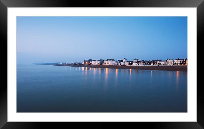  Deal Seafront Framed Mounted Print by Ian Hufton