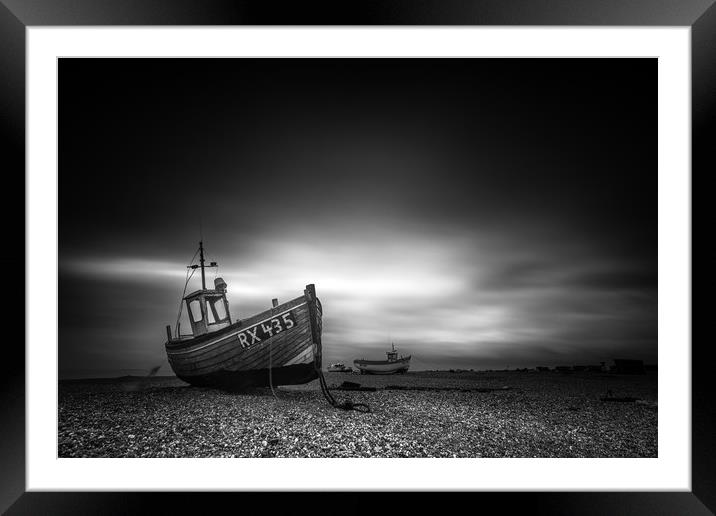 Dungeness Framed Mounted Print by Ian Hufton