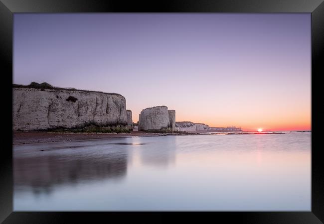 Botany bay Sunset Framed Print by Ian Hufton