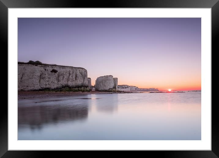 Botany bay Sunset Framed Mounted Print by Ian Hufton