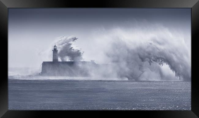 Newhaven Lighthouse Framed Print by Ian Hufton