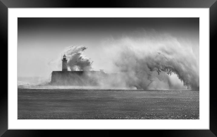 Newhaven Lighthouse Framed Mounted Print by Ian Hufton