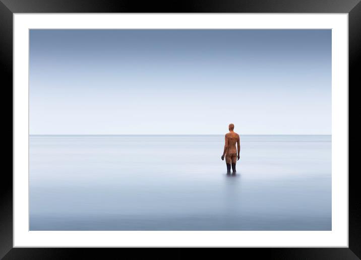 Antony Gormley - Another Time Framed Mounted Print by Ian Hufton