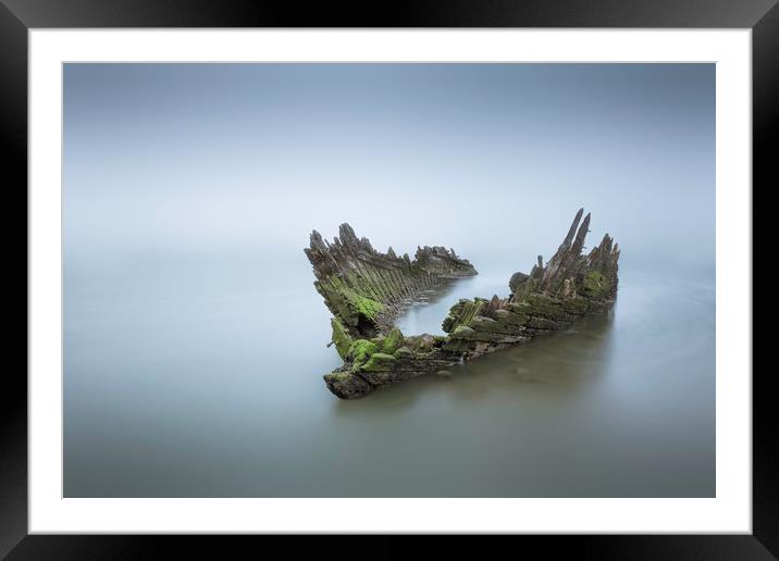 Ship Wreck  Framed Mounted Print by Ian Hufton